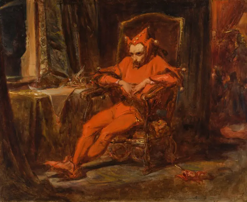Skizze für „Stańczyk“ von Jan Matejko