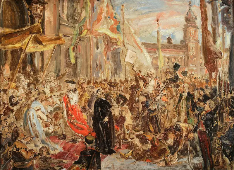Szkic do obrazu „Konstytucja 3 maja”, Jan Matejko