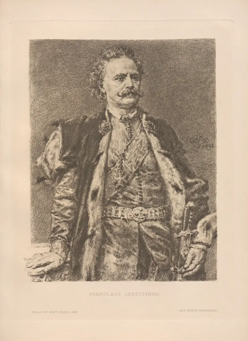 Stanislau Leszczyński av Jan Matejko