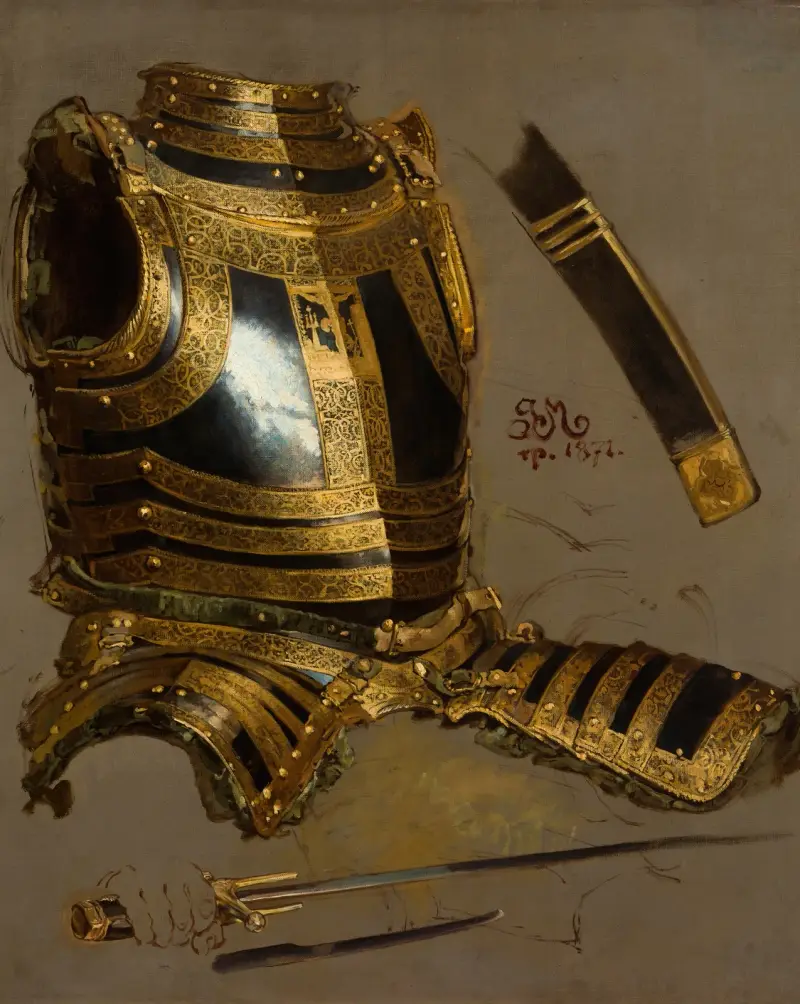 Study of Stephen Báthory’s Armour av Jan Matejko