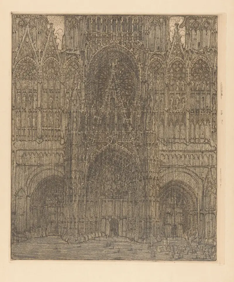 De kathedraal, Rouaan av Wijnand Otto Jan Nieuwenkamp