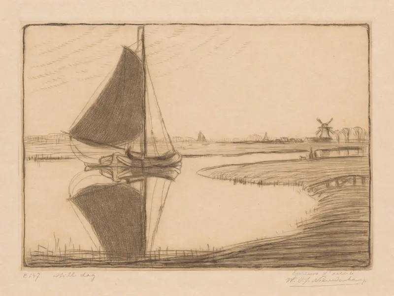 En stilla dag av Wijnand Otto Jan Nieuwenkamp