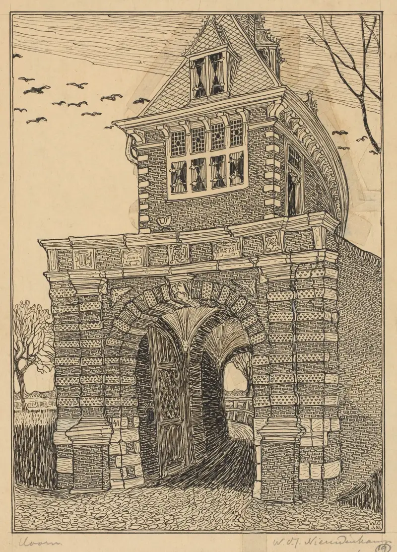 Oosterpoort te Hoorn av Wijnand Otto Jan Nieuwenkamp