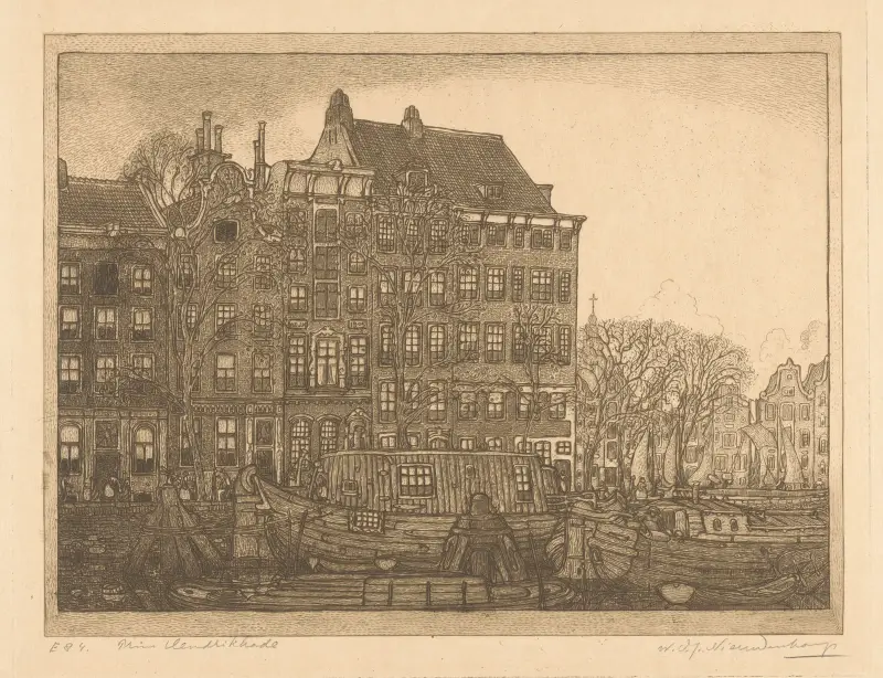 Prins Hendrikkade von Wijnand Otto Jan Nieuwenkamp