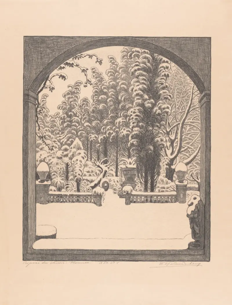 Riposo dei Vescovi; Florence av Wijnand Otto Jan Nieuwenkamp