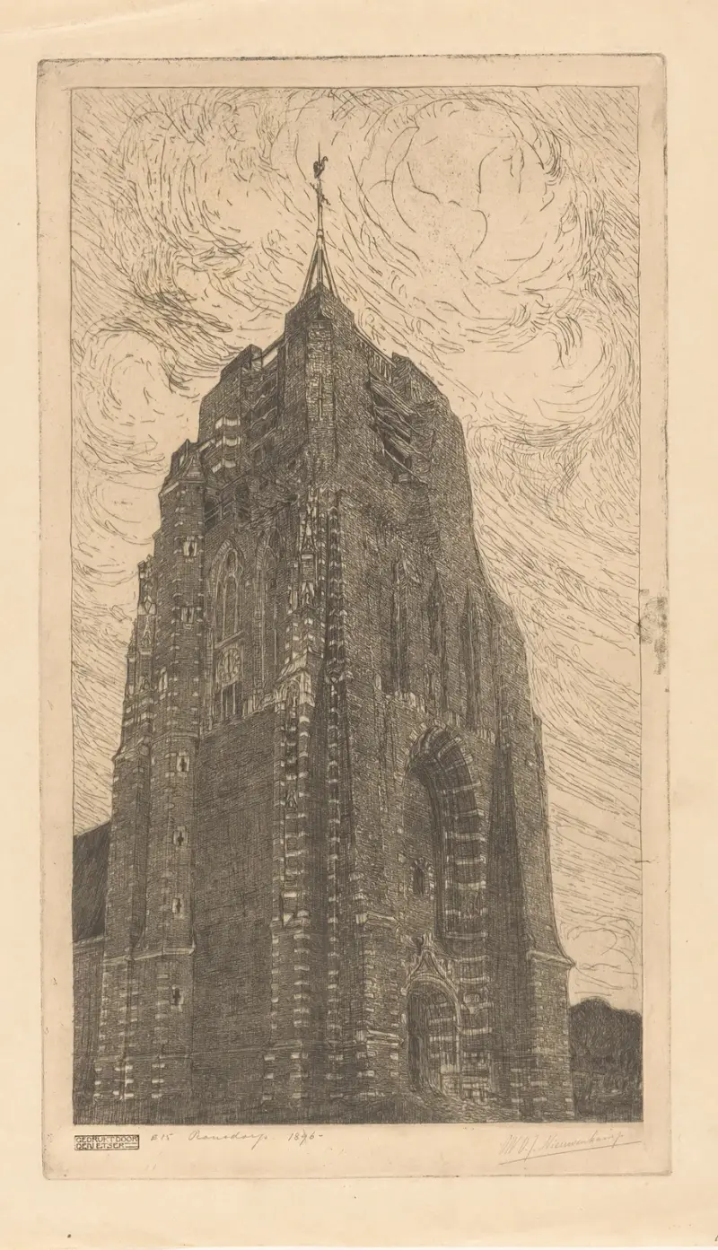 Toren van Ransdorp av Wijnand Otto Jan Nieuwenkamp