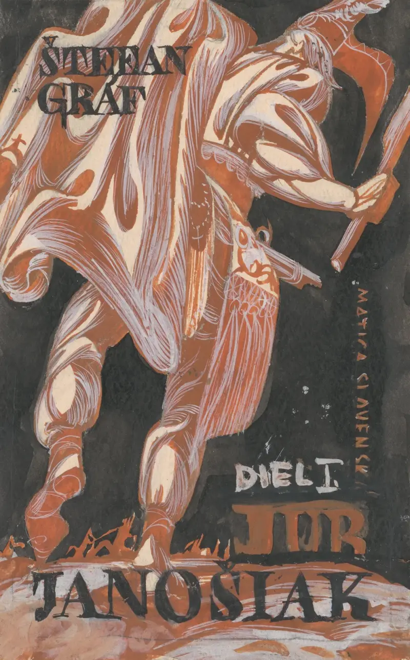 Cover Design for Part One of Jur Jánošiak from Štefan Gráf av Ján Novák