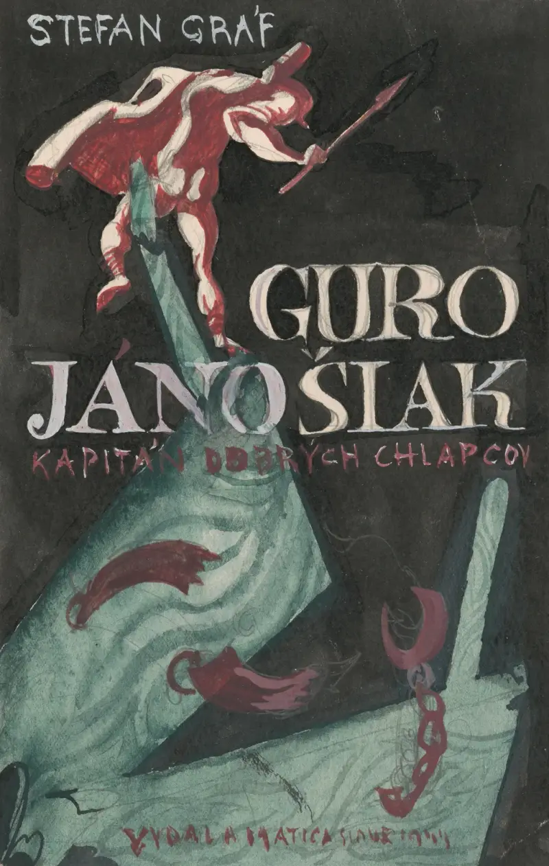 Projekt okładki książki Štefana Gráfa Jur Jánošiak, 1940 – nr 2, Ján Novák