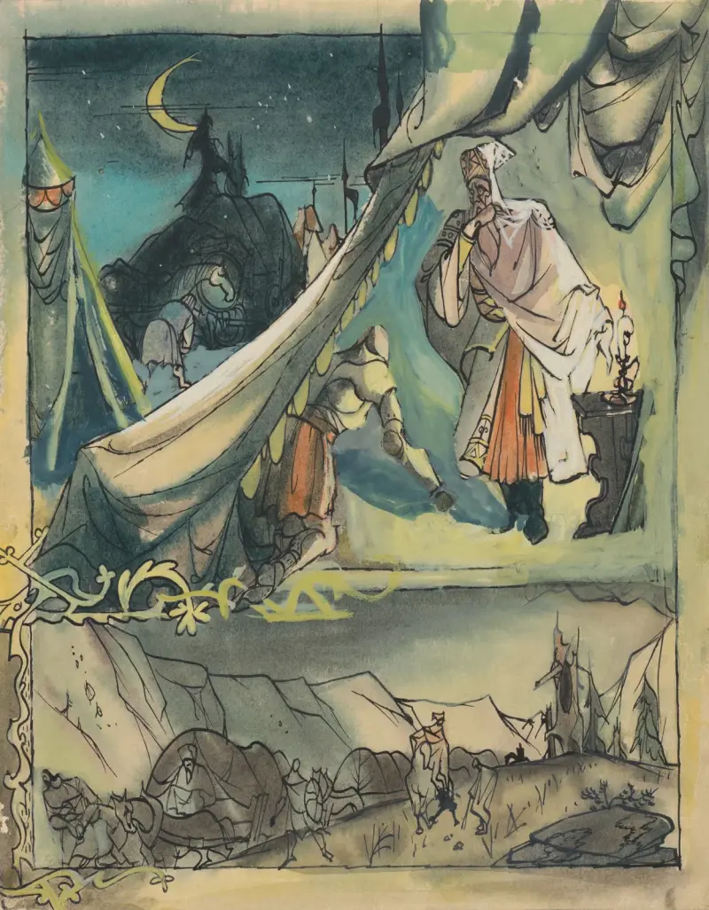 Fairy Tale Illustration av Ján Novák