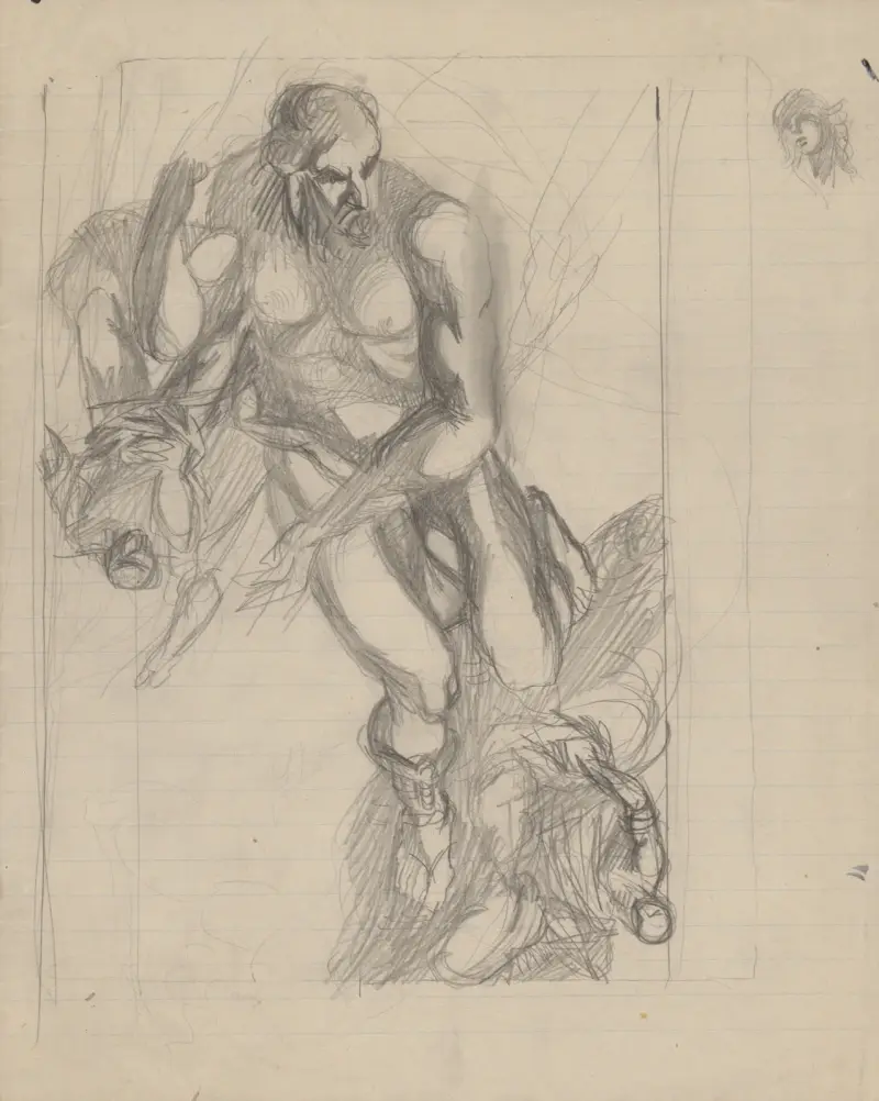 Figurative Komposition, 1940 – Nr. 1 von Ján Novák