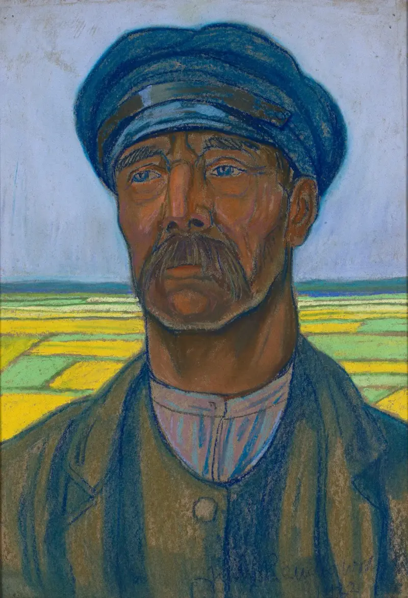 Porträtt av en bonde av Jan Rembowski