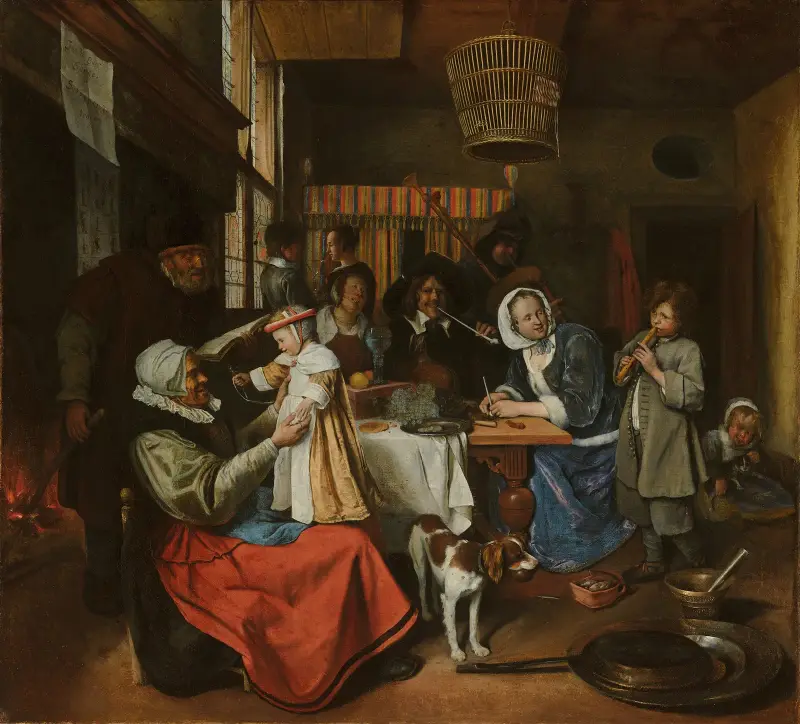 Som de gamla sjunger, så pipa de unga av Jan Steen