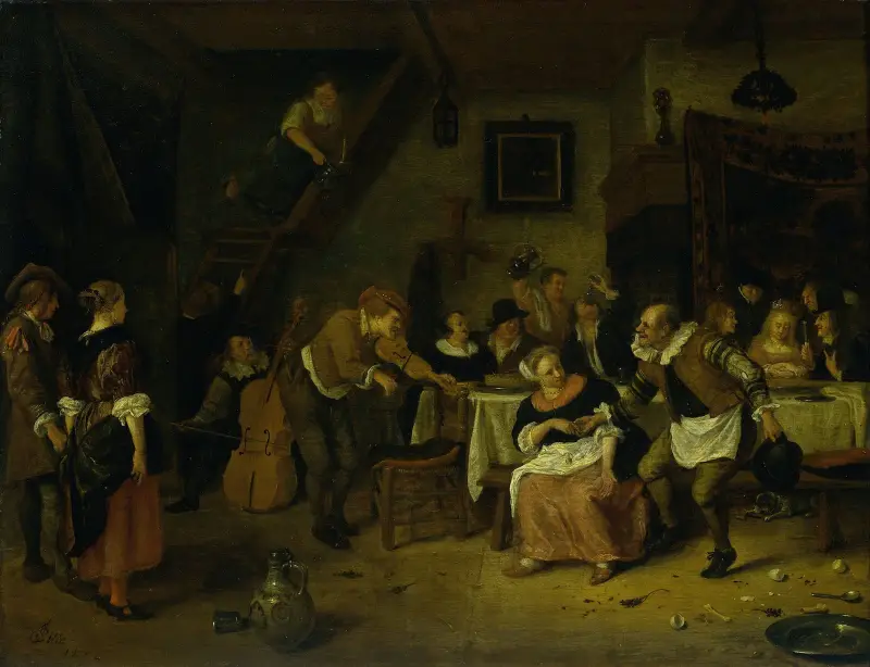 Bondbröllop av Jan Steen