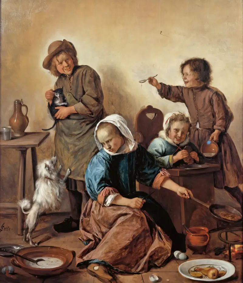 Barnens måltid av Jan Steen