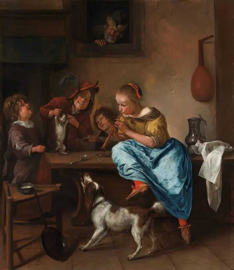 Danselektionen av Jan Steen