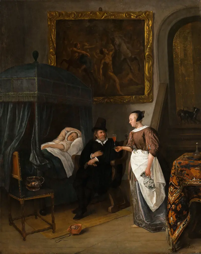 Wizyta lekarza, Jan Steen