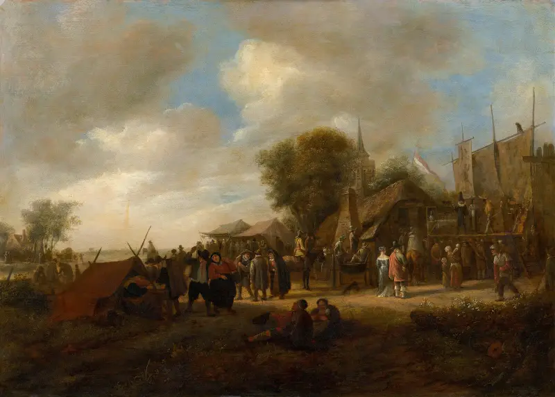 Dorfmesse von Jan Steen