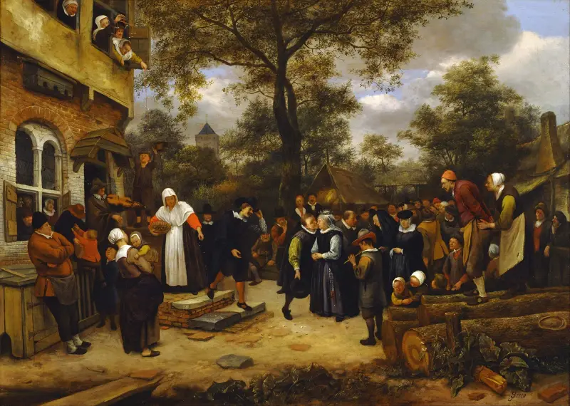 Bondbröllop av Jan Steen