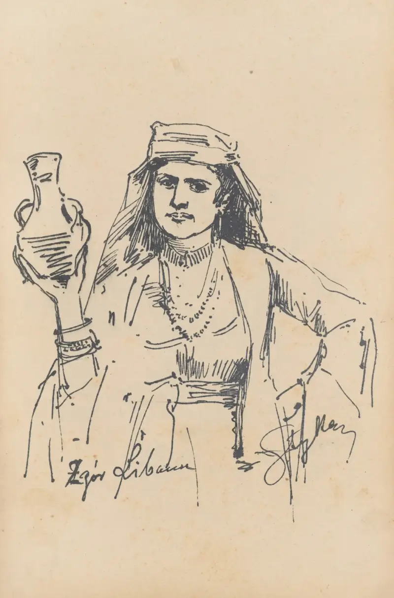 Z gór Libanu, Jan Styka