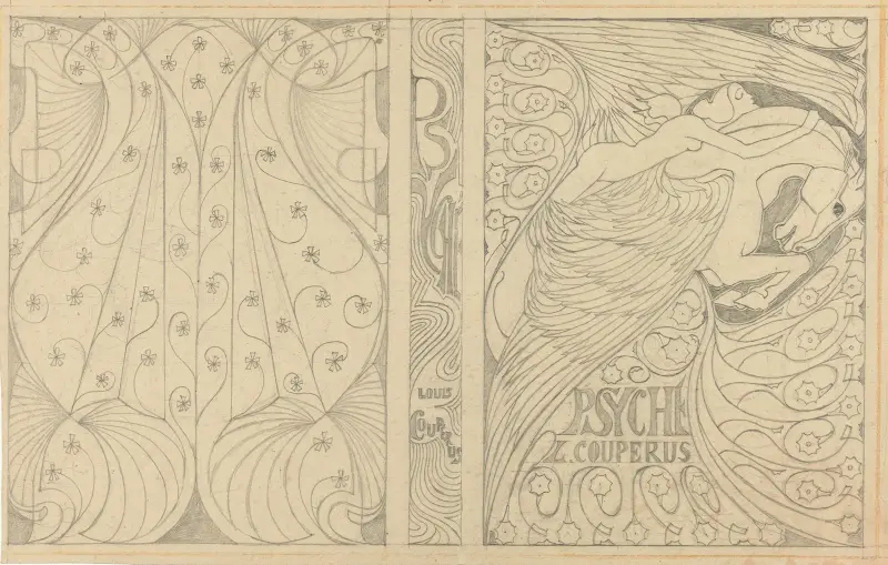 Cover Design for Louis Couperus’ Psyche (in or before 1898) av Jan Toorop