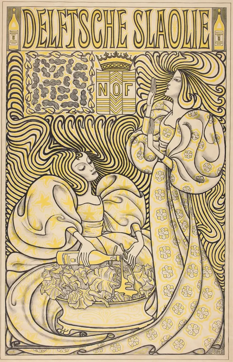 Delfts salladsolja av Jan Toorop