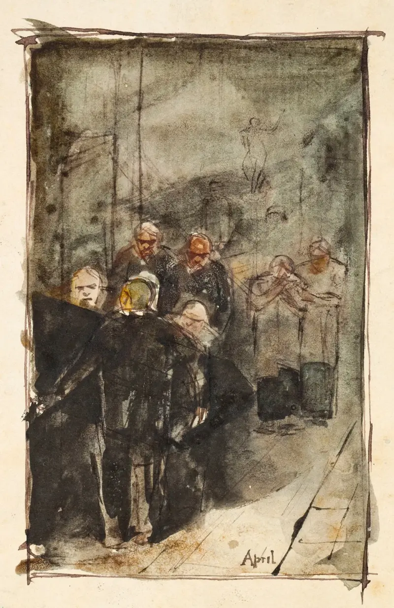 Pohřeb, Jan Toorop