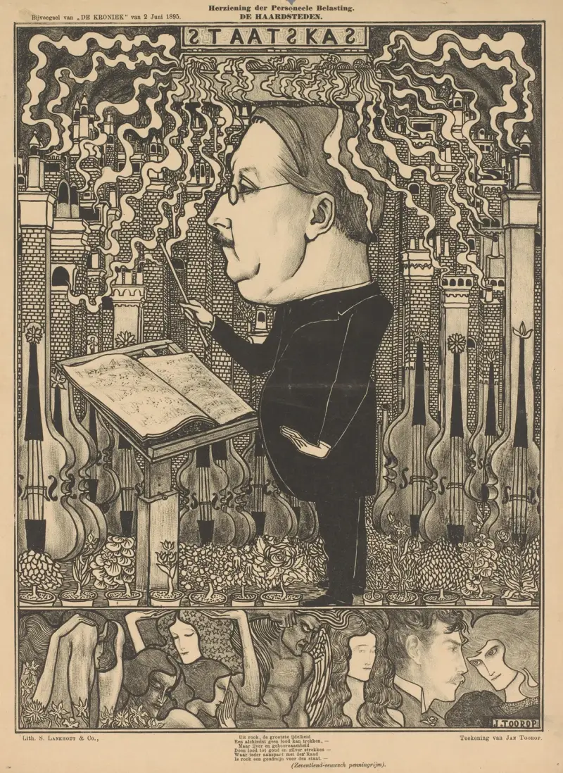 ‘Herziening der Personeele Belasting’ av Jan Toorop