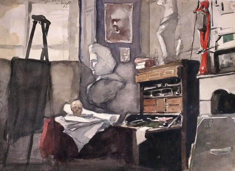 Mitt rum i Delft av Jan Toorop