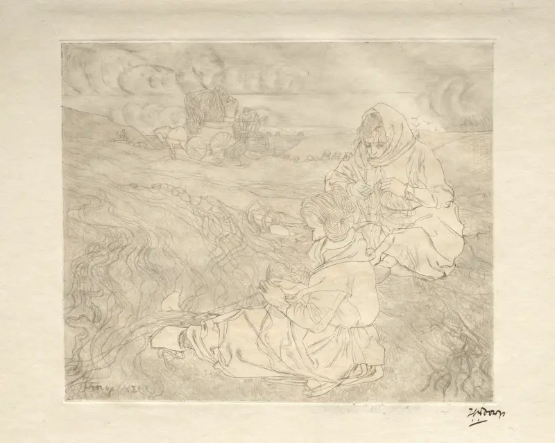 Netzflickerinnen von Jan Toorop