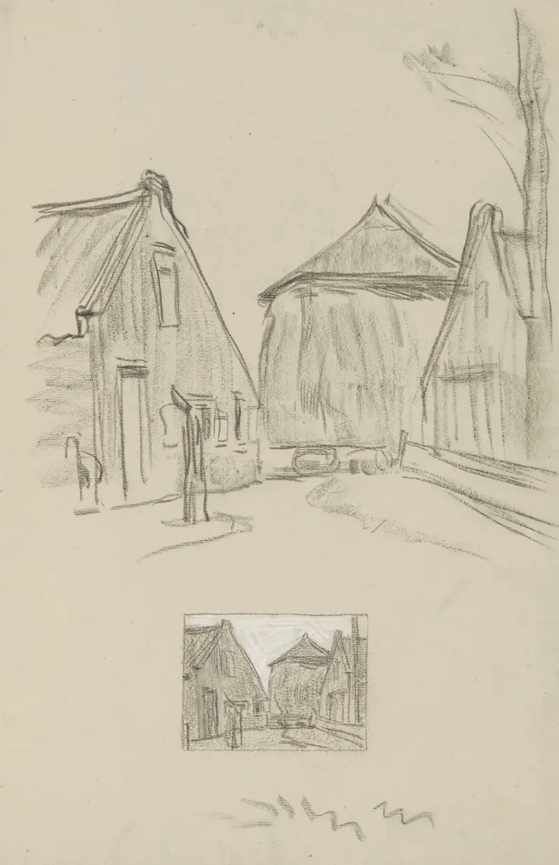 Dorpsstraat av Jan Veth