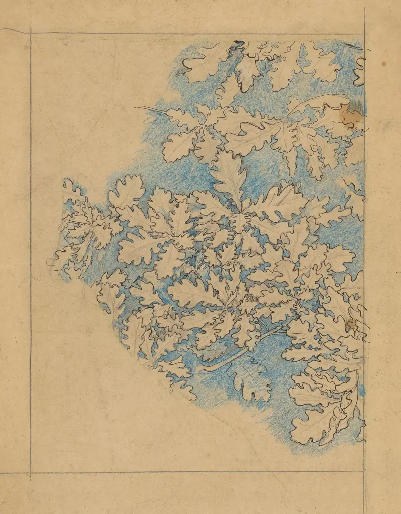 Eikenbladeren von Jan Veth