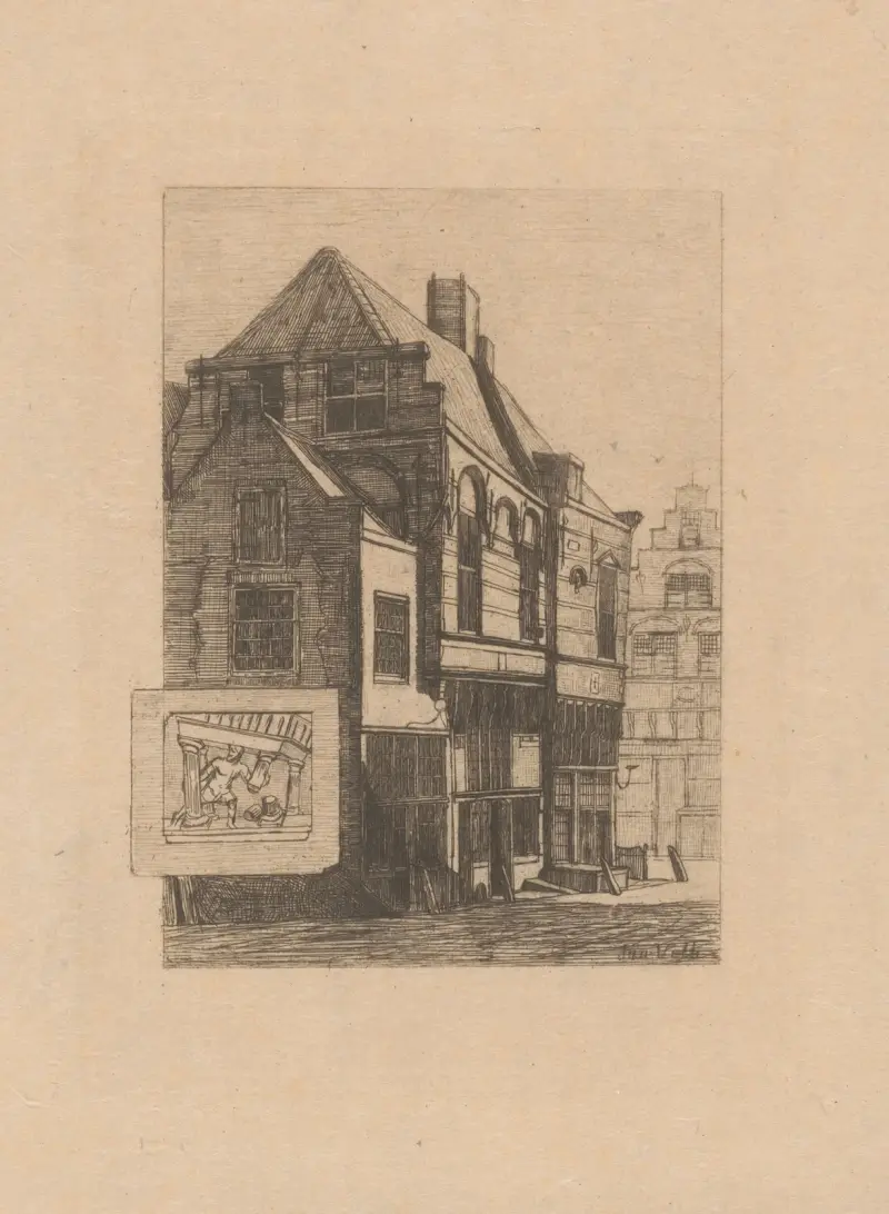 Huset Samson i Dordrecht av Jan Veth