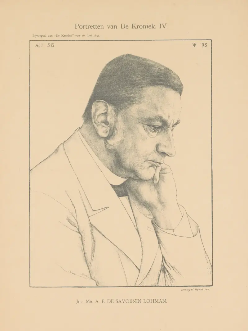 Jhr. Mr. A. F. de Savornin Lohman av Jan Veth