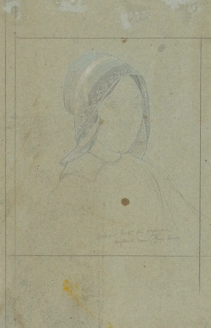 Junge Frau mit Kapuze von Jan Veth