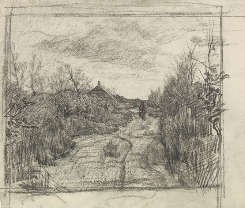 Lantväg vid Laren av Jan Veth