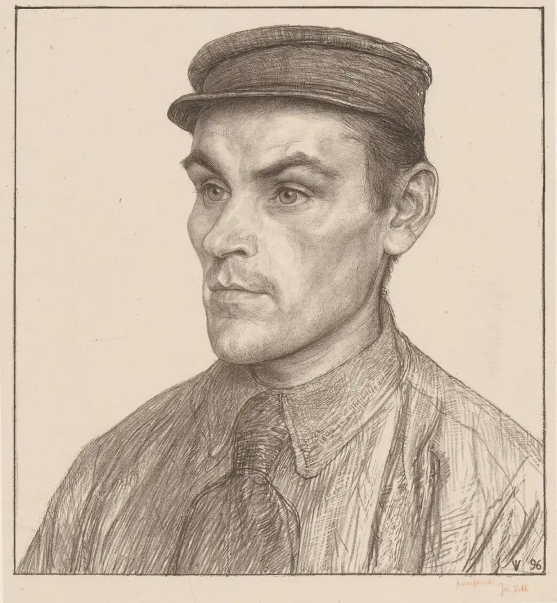 Porträtt av Adrianus Ravestein av Jan Veth