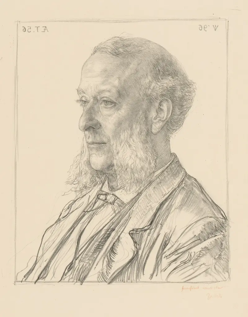 Porträtt av Albert Cornelis Vreede av Jan Veth