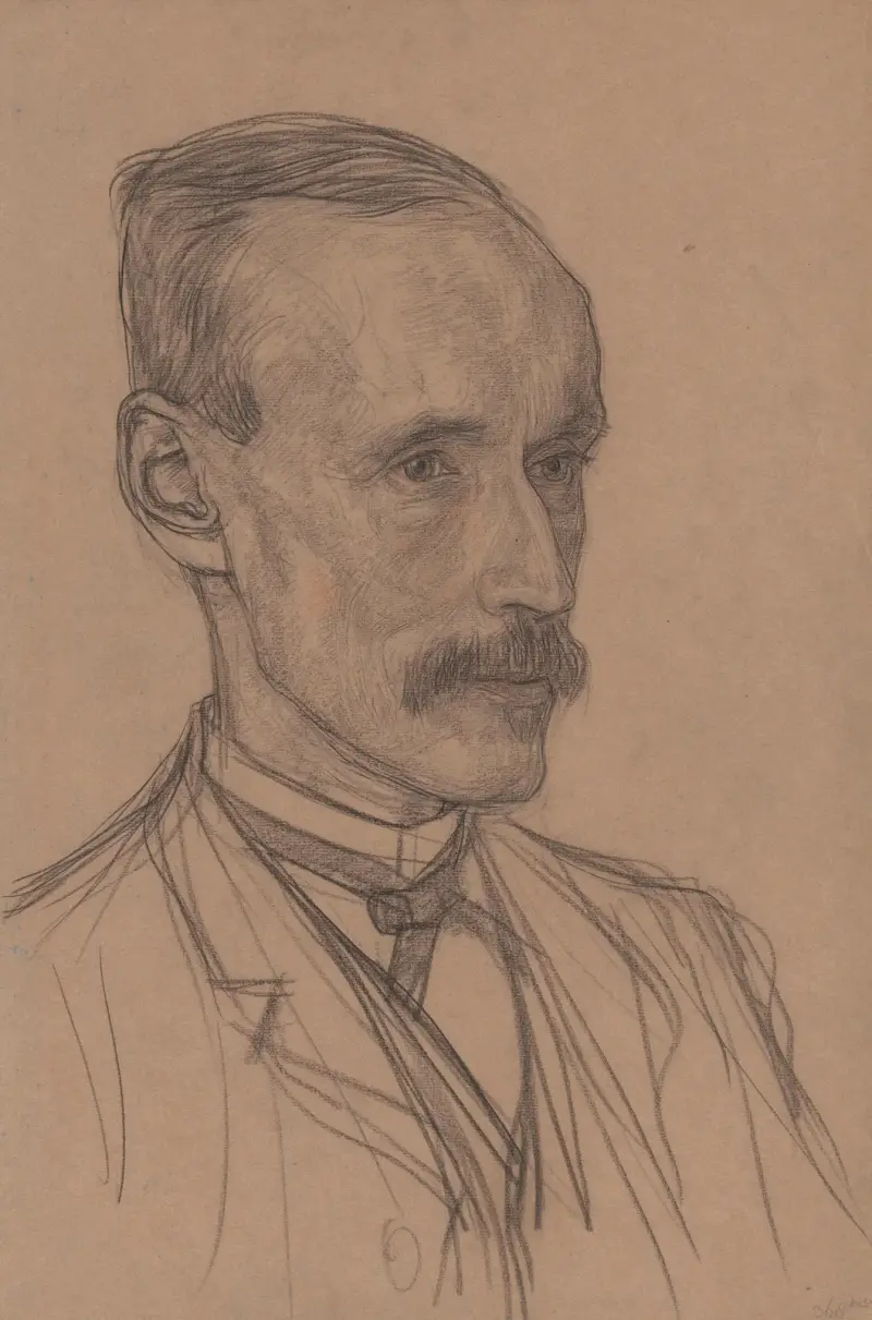 Portret van Allard Pierson av Jan Veth