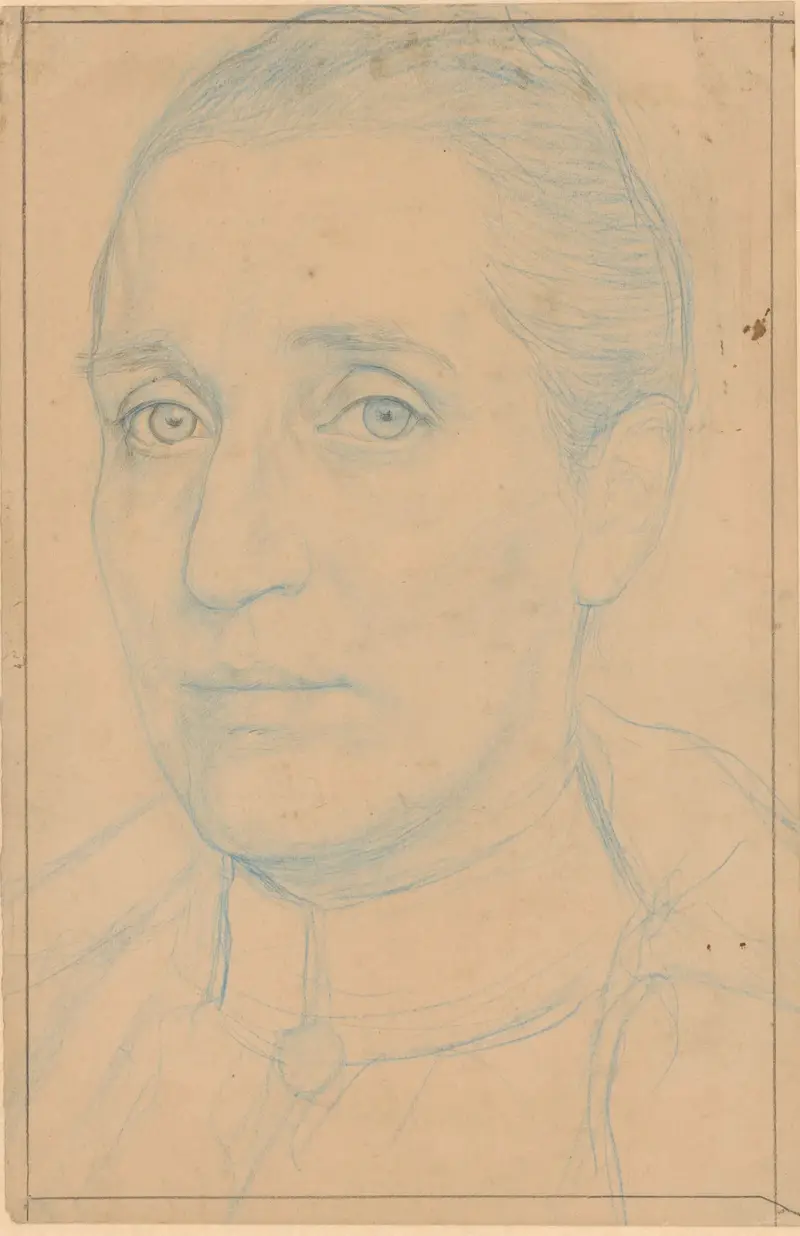 Porträtt av Anna Dorothea Veth-Dirks av Jan Veth