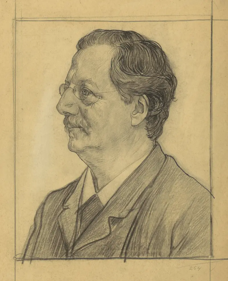Porträtt av Charles Boissevain av Jan Veth