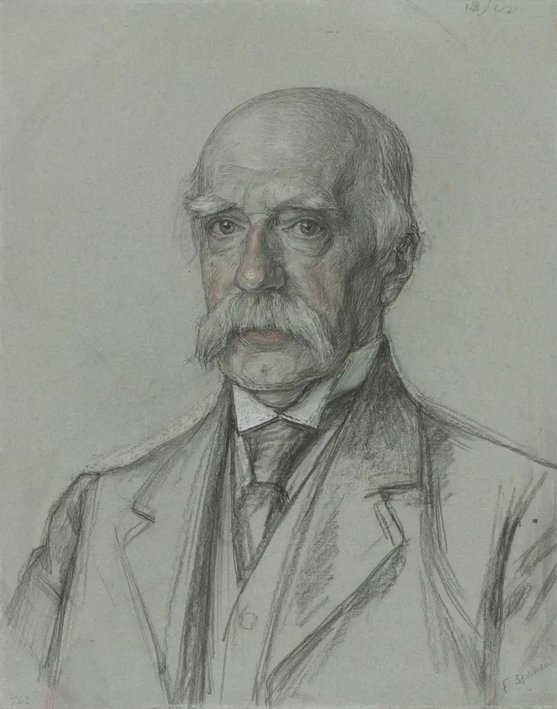 Porträtt av F.J. Spakler av Jan Veth