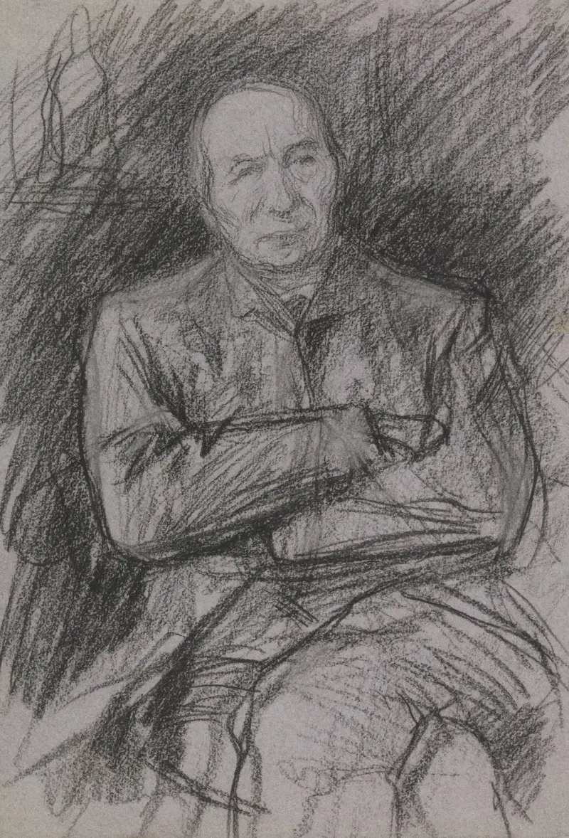 Porträtt av Frederik W. van Eeden av Jan Veth