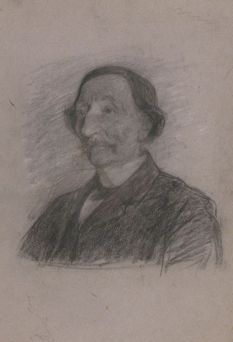 Porträtt av H.J. Schimmel av Jan Veth