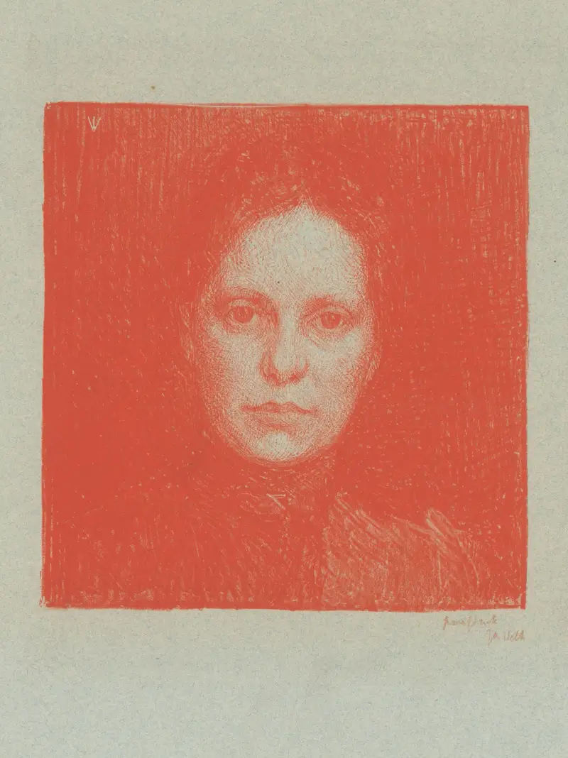Porträtt av Jacoba des Amorie van der Hoeven av Jan Veth