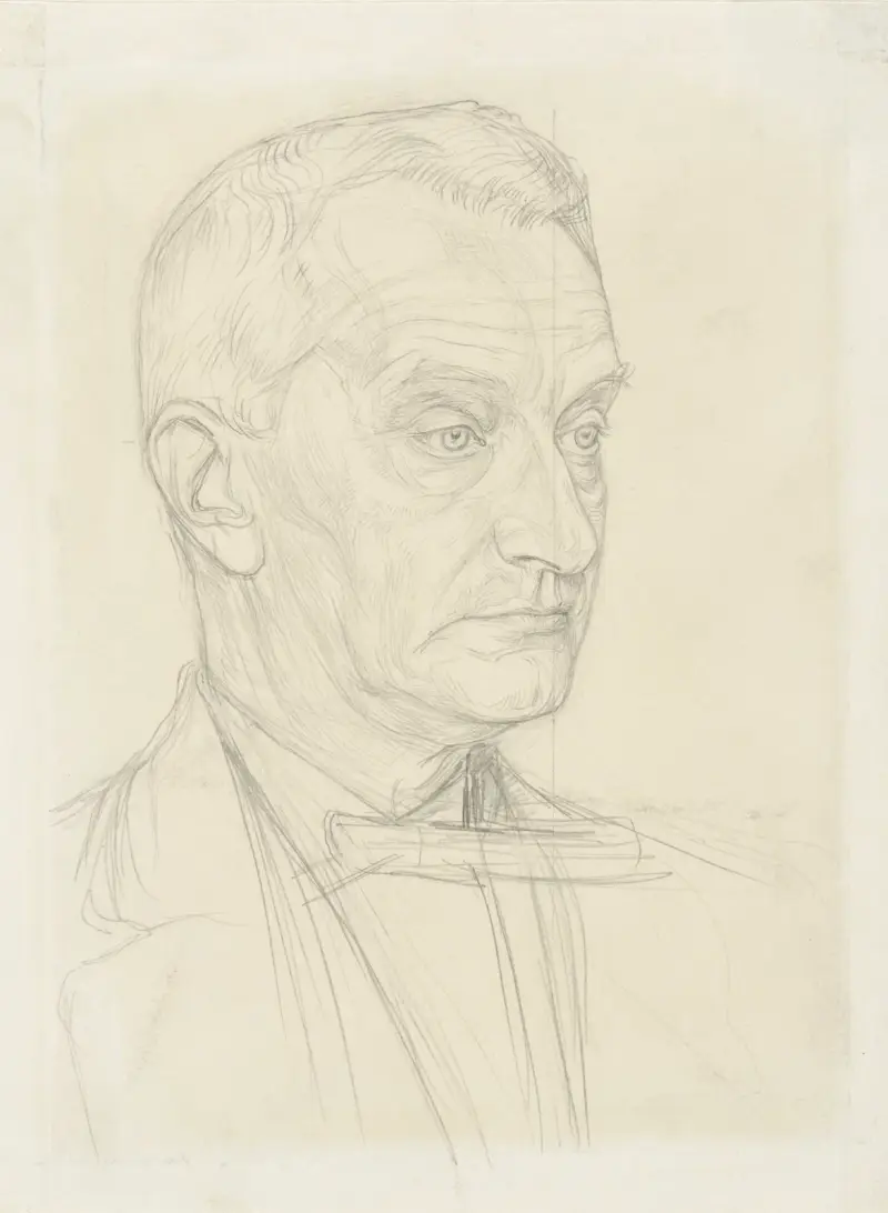 Porträtt av Jan Egers van Iterson av Jan Veth