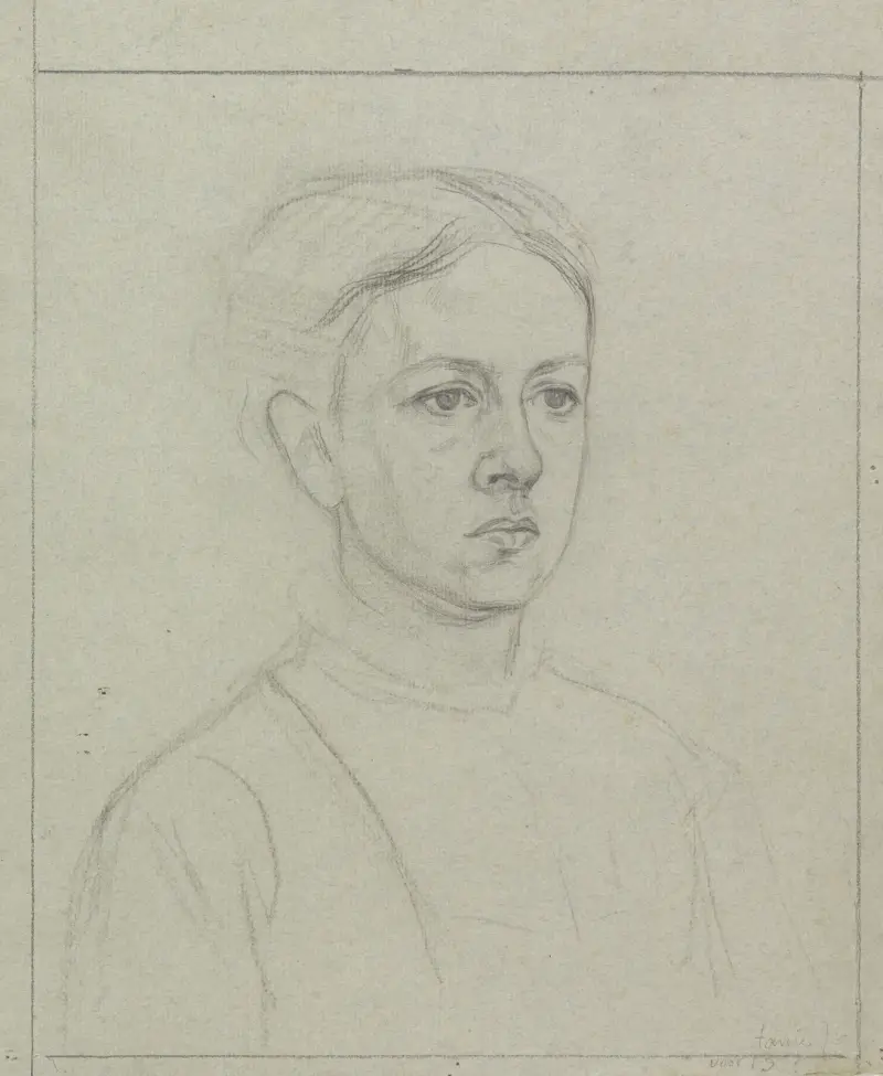 Porträtt av Johanna Veth av Jan Veth