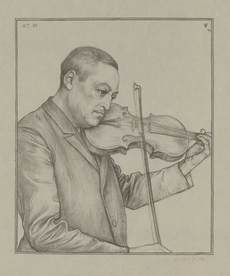 Porträtt av Joseph Cramer av Jan Veth