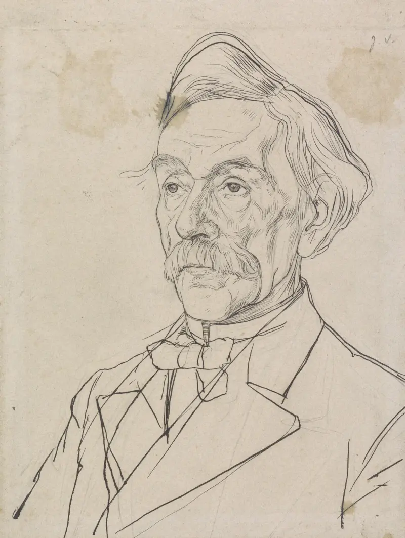 Porträtt av Louis Jacques Veltman av Jan Veth