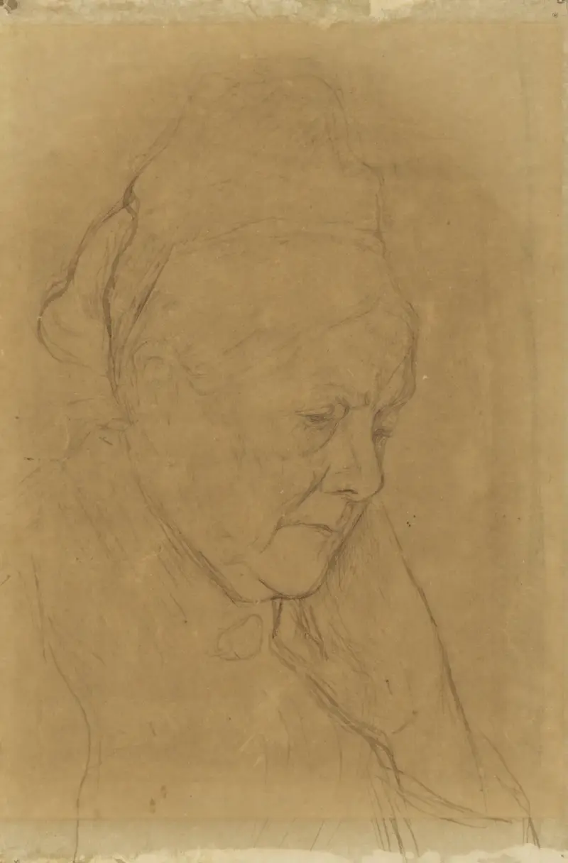 Portret van mevrouw Braet Bisdom van Cattenbroeck-van Hall av Jan Veth