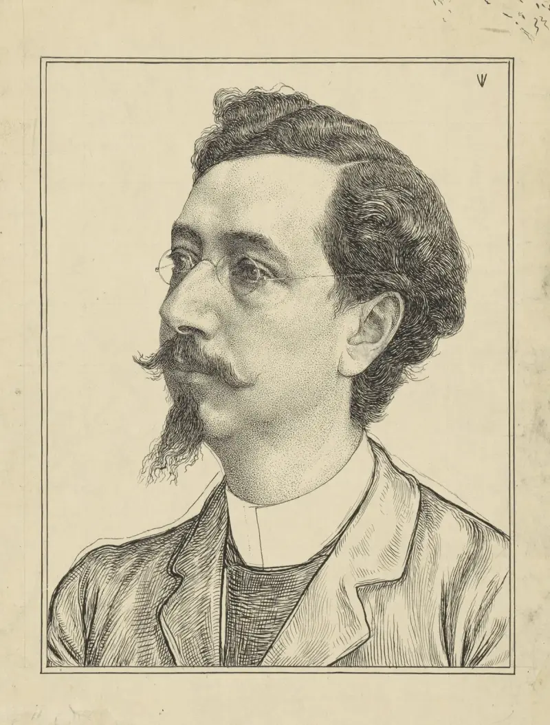 Porträt von Nicolaas de Roever von Jan Veth
